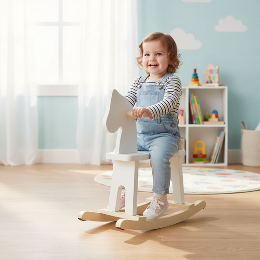 Classic Wooden Rocking Horse
